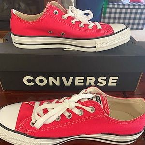 Brand new converse hot pink size 8.5